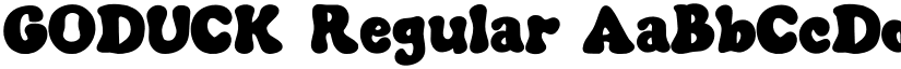 GODUCK Regular font