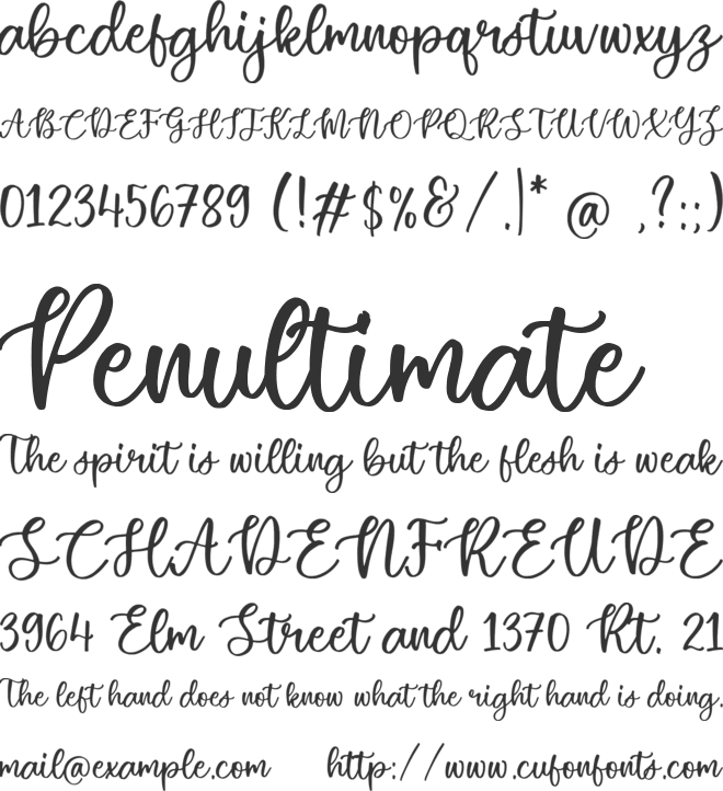 Honey Blossom font preview