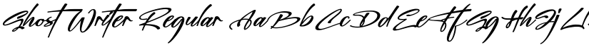 Ghost Writer font download