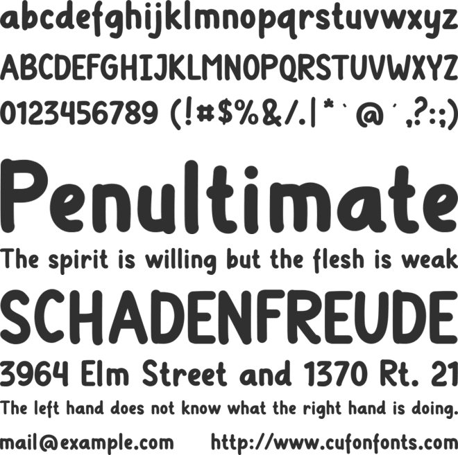 Junior Student font preview