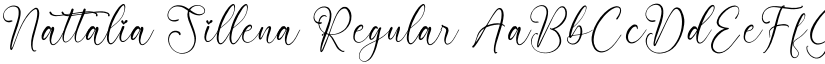 Nattalia Sillena Regular font