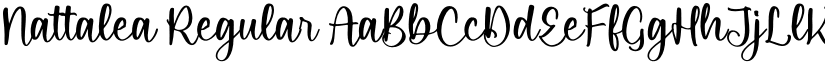 Nattalea Regular font