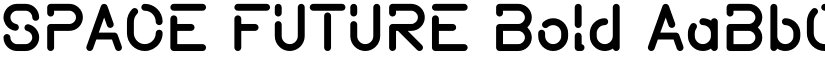 SPACE FUTURE Bold font