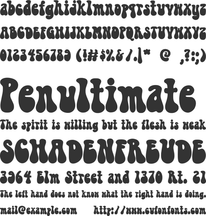 MAGIC SOUL font preview