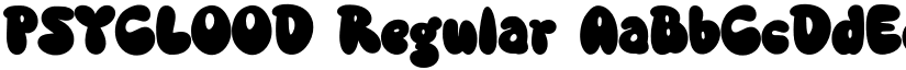 PSYCLOOD Regular font