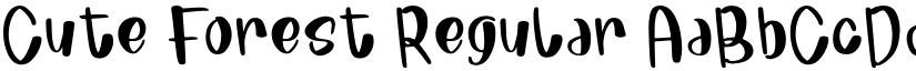Cute Forest Regular font