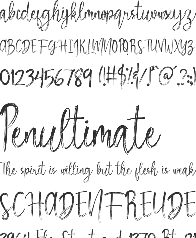 Madeleine font preview