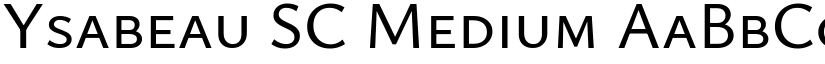 Ysabeau SC Medium font