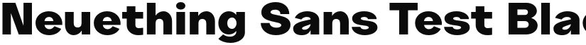 Neuething Sans Test Black Semi Expanded font