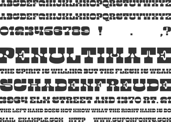 OKIE DOKO Test font preview