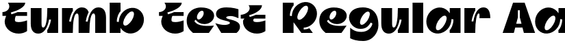 Tumb Test font download
