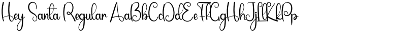 Hey Santa Regular font