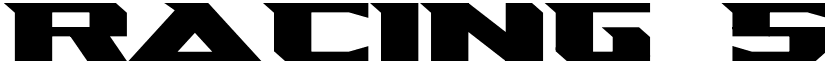 Racing Sunday Regular font