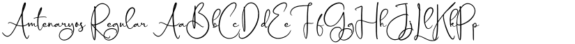 Amtenaryos Regular font