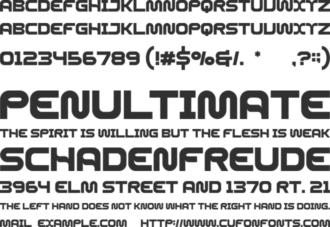 LIQUID NIGHT font preview