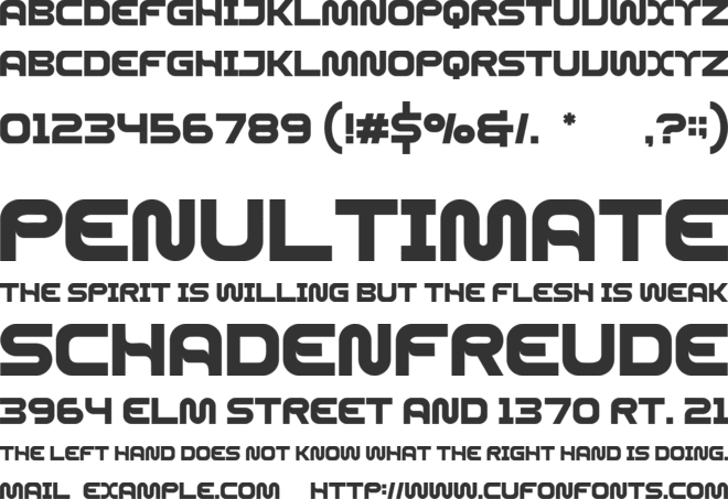 LIQUID NIGHT font preview