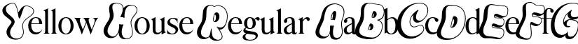 Yellow House Regular font
