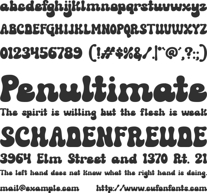 Gromvies font preview