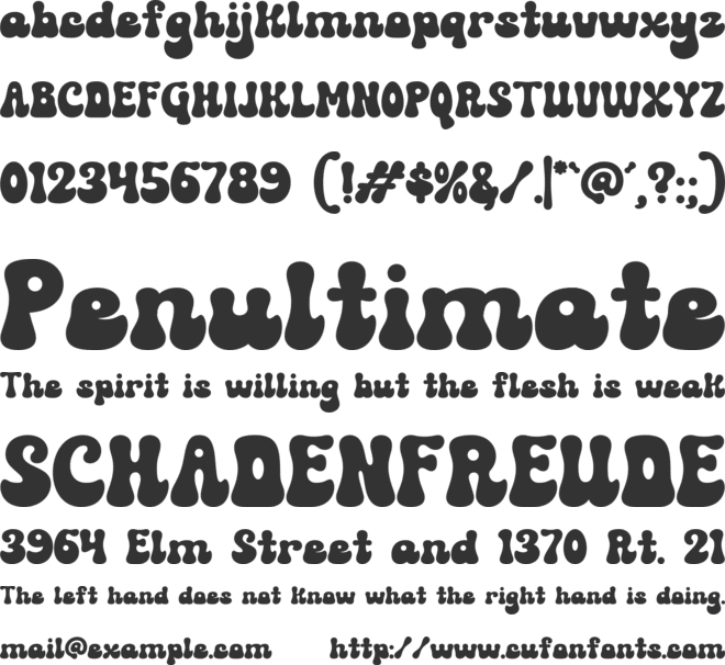 Gromvies font preview