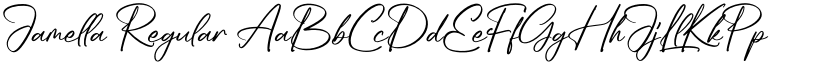 Jamella Regular font