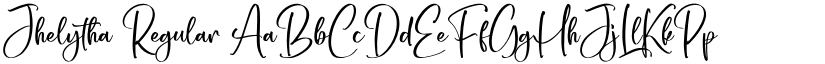 Jhelytha Regular font