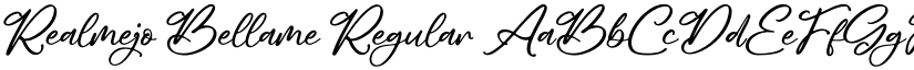 Realmejo Bellame Regular font