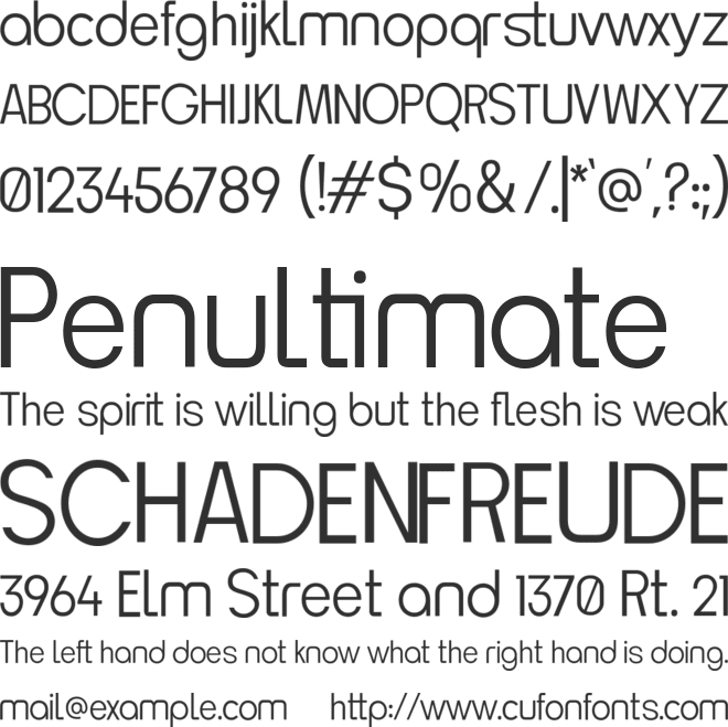 Neueral font preview
