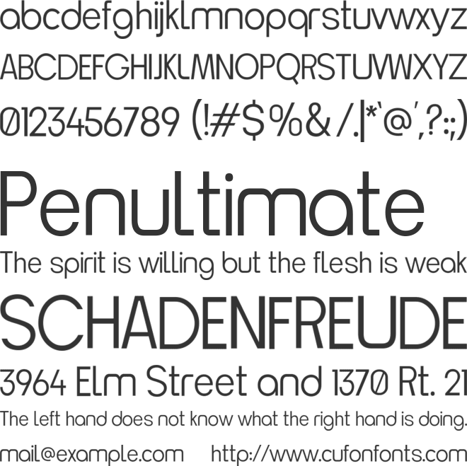 Neueral font preview