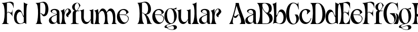 Fd Parfume Regular font