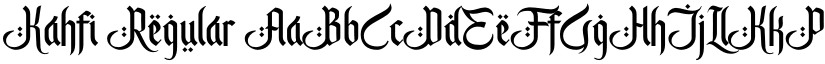 Kahfi Regular font