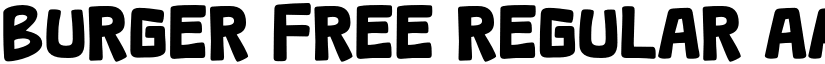 Burger Free Regular font