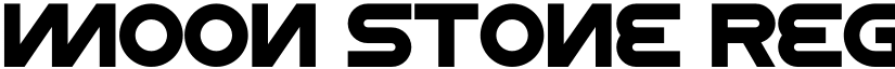 MOON STONE Regular font
