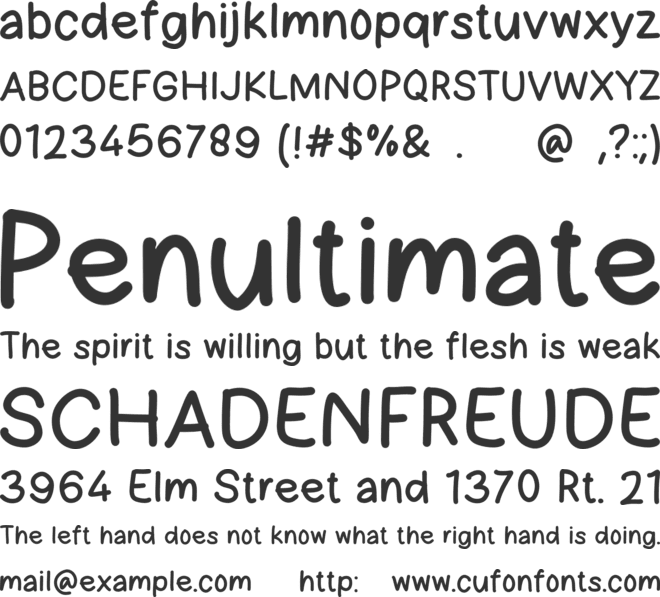 Summer Rise font preview