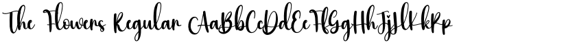 The Flowers Regular font