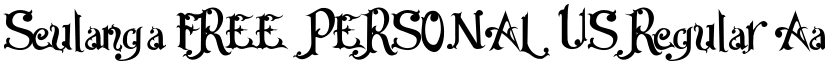 Seulanga FREE PERSONAL US Regular font