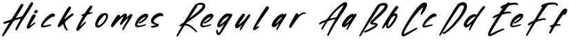 Hicktomes font download