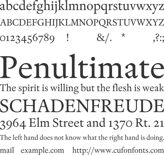 Rongel Trial font preview