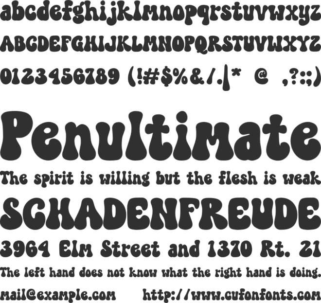 MAGIC NIGHT font preview