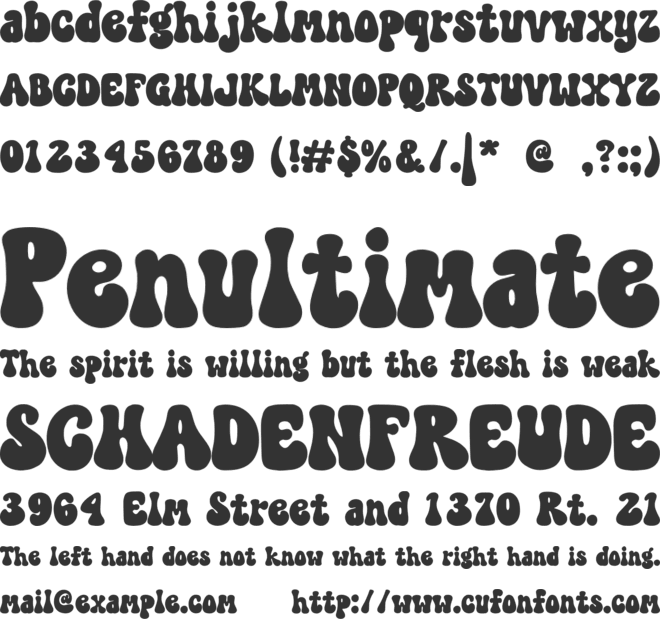 MAGIC NIGHT font preview