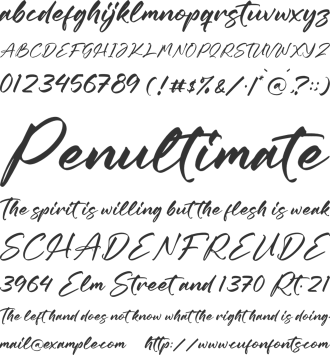 Maison Victorya font preview