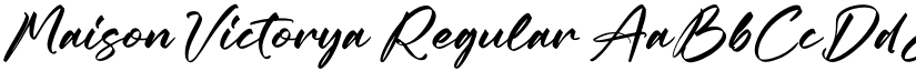Maison Victorya Regular font