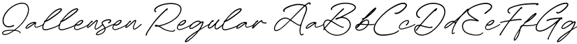 Qallensen Regular font