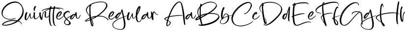 Quinttesa Regular font