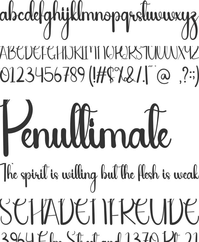 Black Out font preview