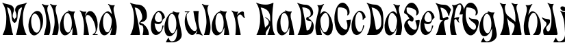 Molland Regular font
