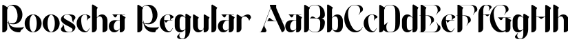 Rooscha Regular font