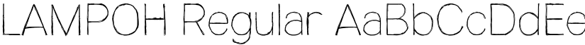 LAMPOH Regular font