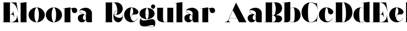 Eloora Regular font