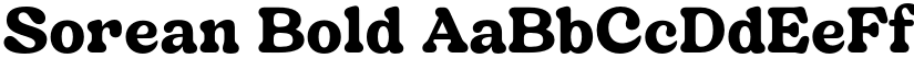 Sorean font download