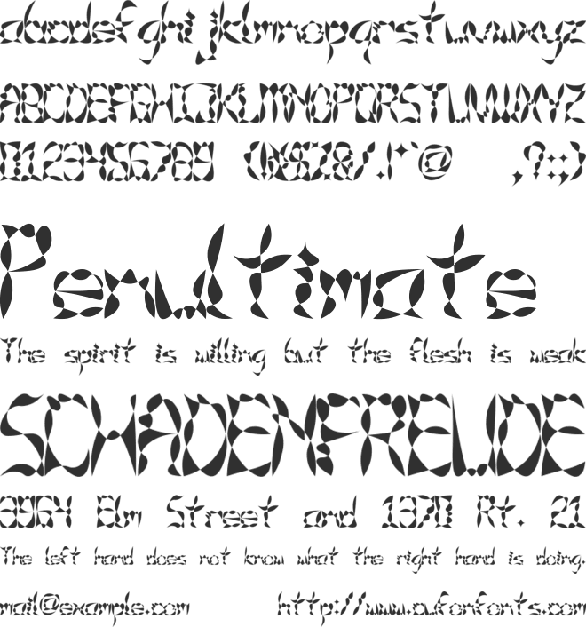 rend font preview